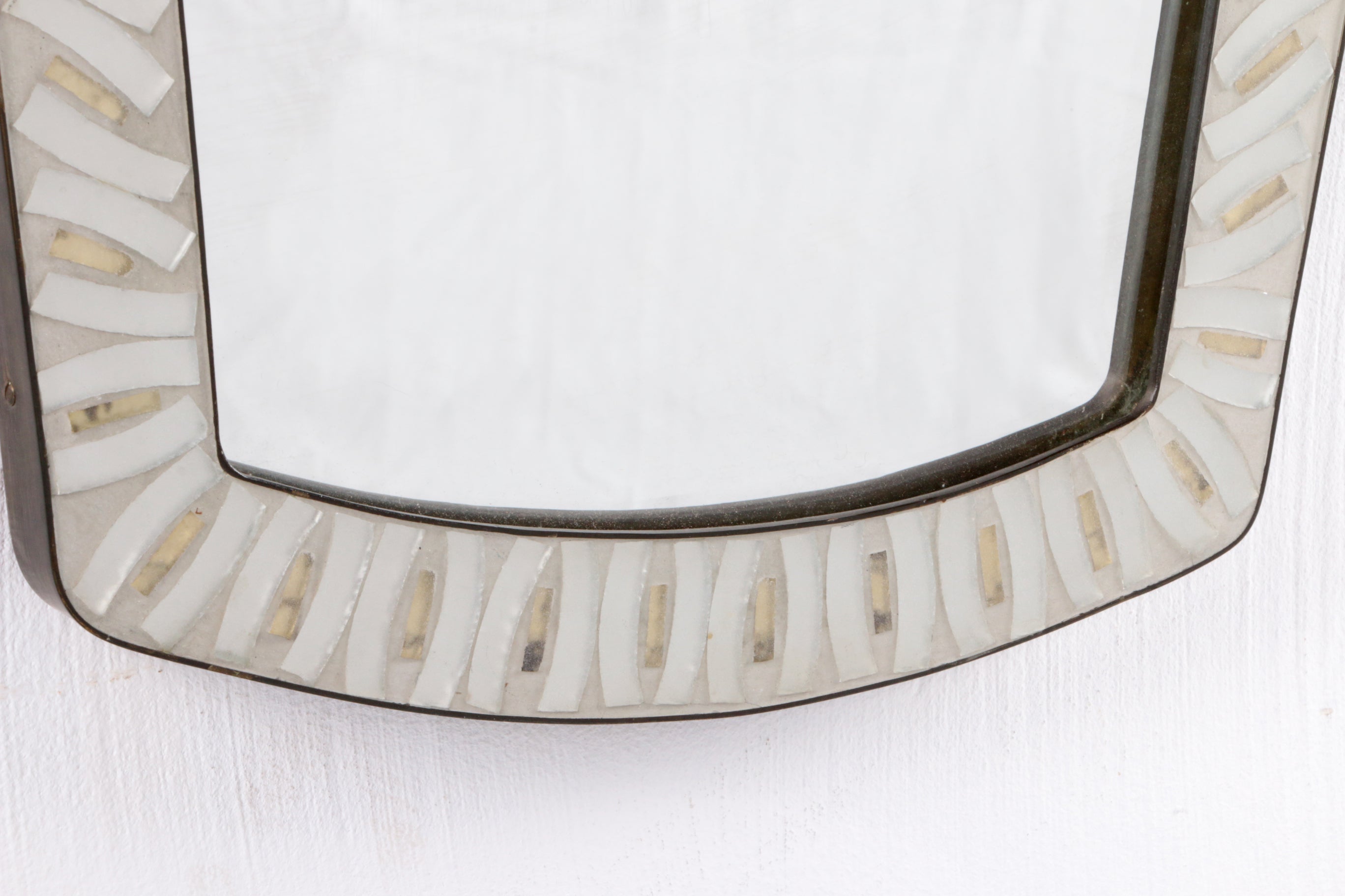 Mozaïeken wandspiegel van Berthold Müller Oerlinghausen, 1950