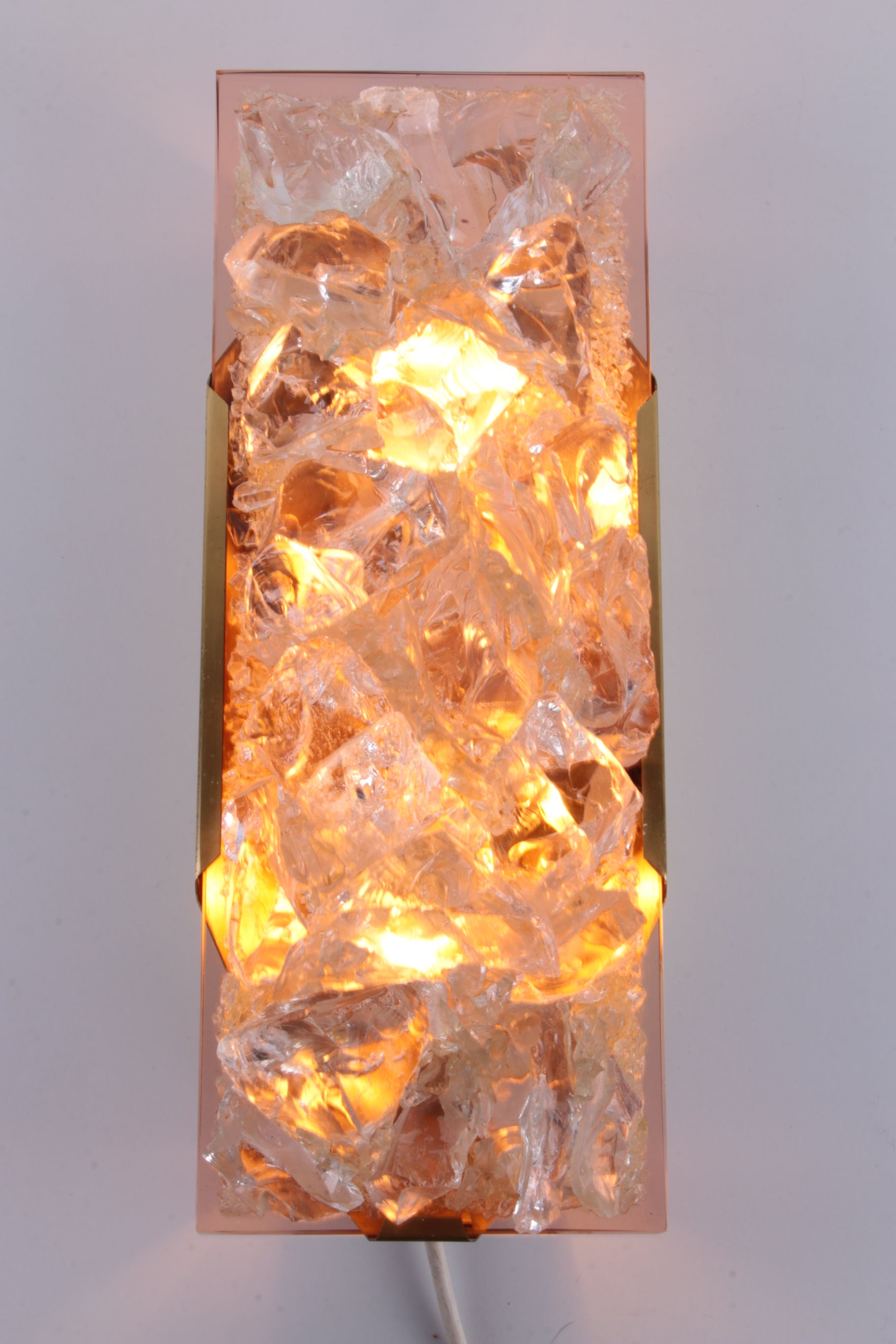Vintage Kristallen wandlamp Gemaakt door Cosack jaren60s.