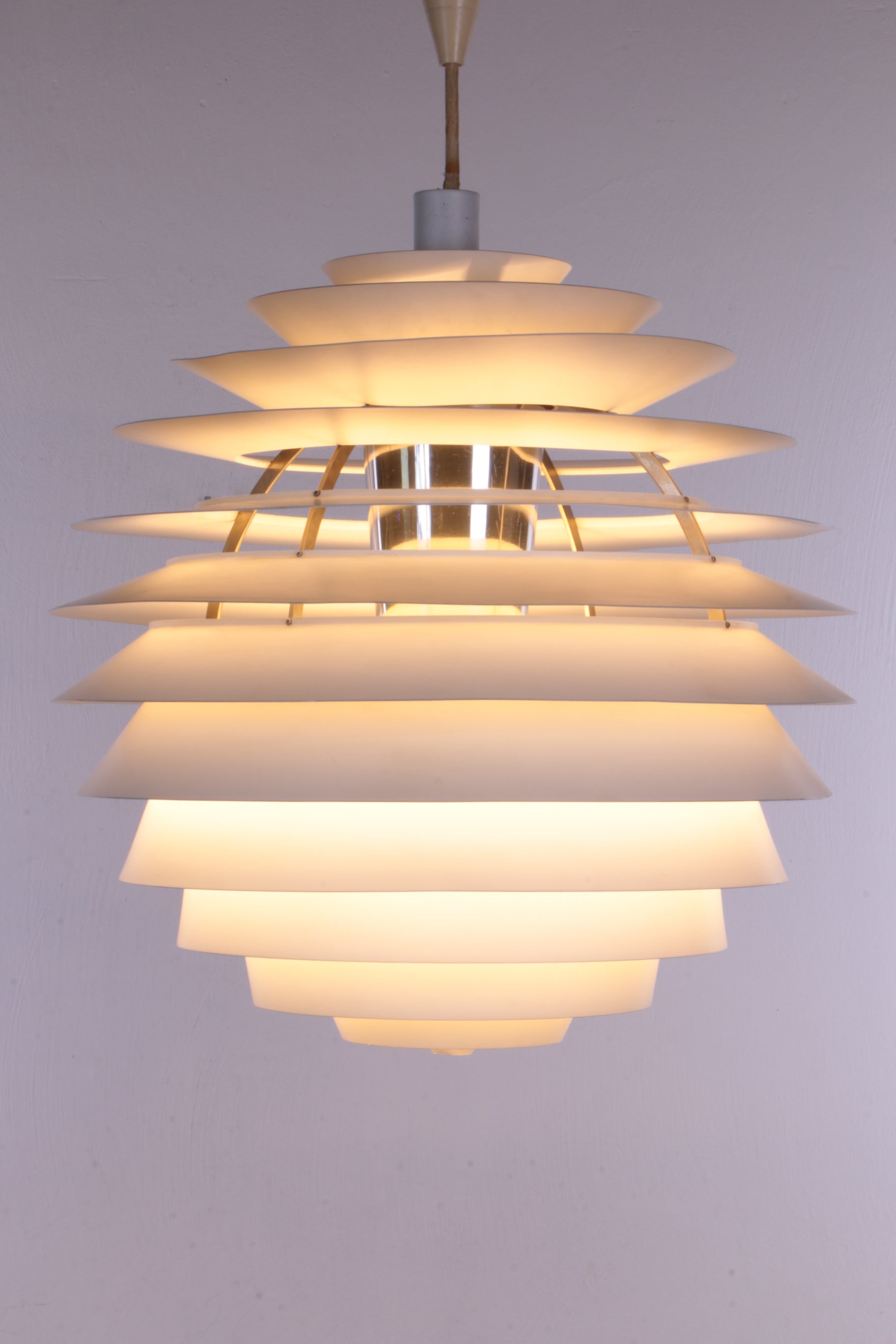 Deens Design Louis Poulsen Ph Louvre Hanglamp jaren60