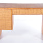 Bohemian stijl Bamboe Rotan bureau met lades uit Frankrijk jaren60achterkant