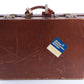 Harde zakelijke Bruine leren koffer met klepmappen KLM