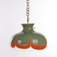 Spage Age Pendant lamp Kaiser Leuchten with Murano glass.