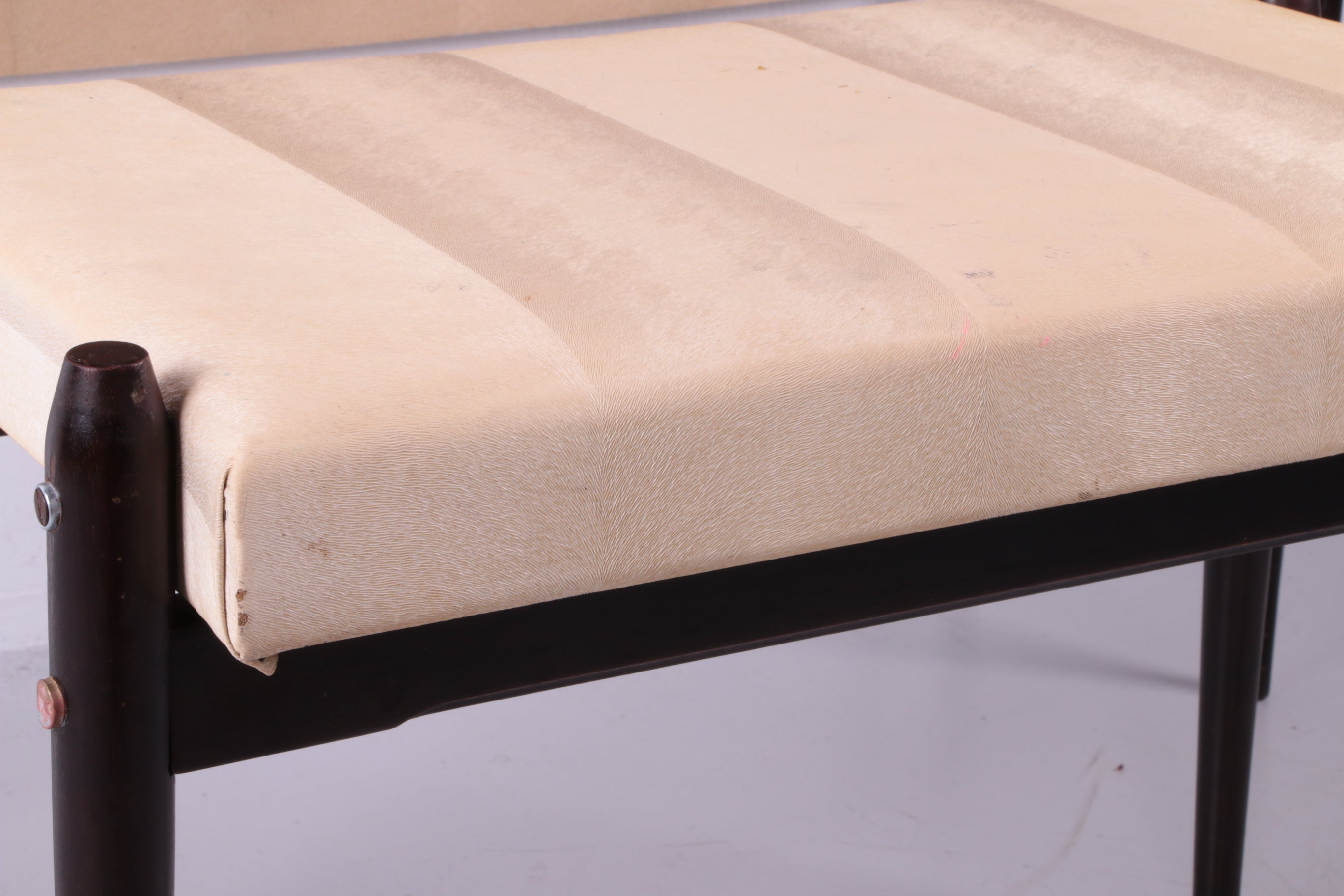 Ico Parisi Wandmeubel met spiegel en krukje 1950 Italie