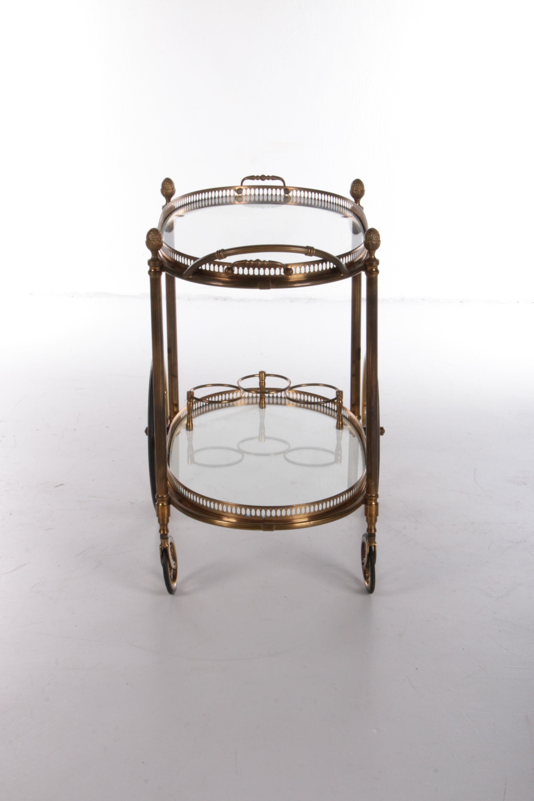 Vintage gouden trolley voor Maison Jansen - jaren 60