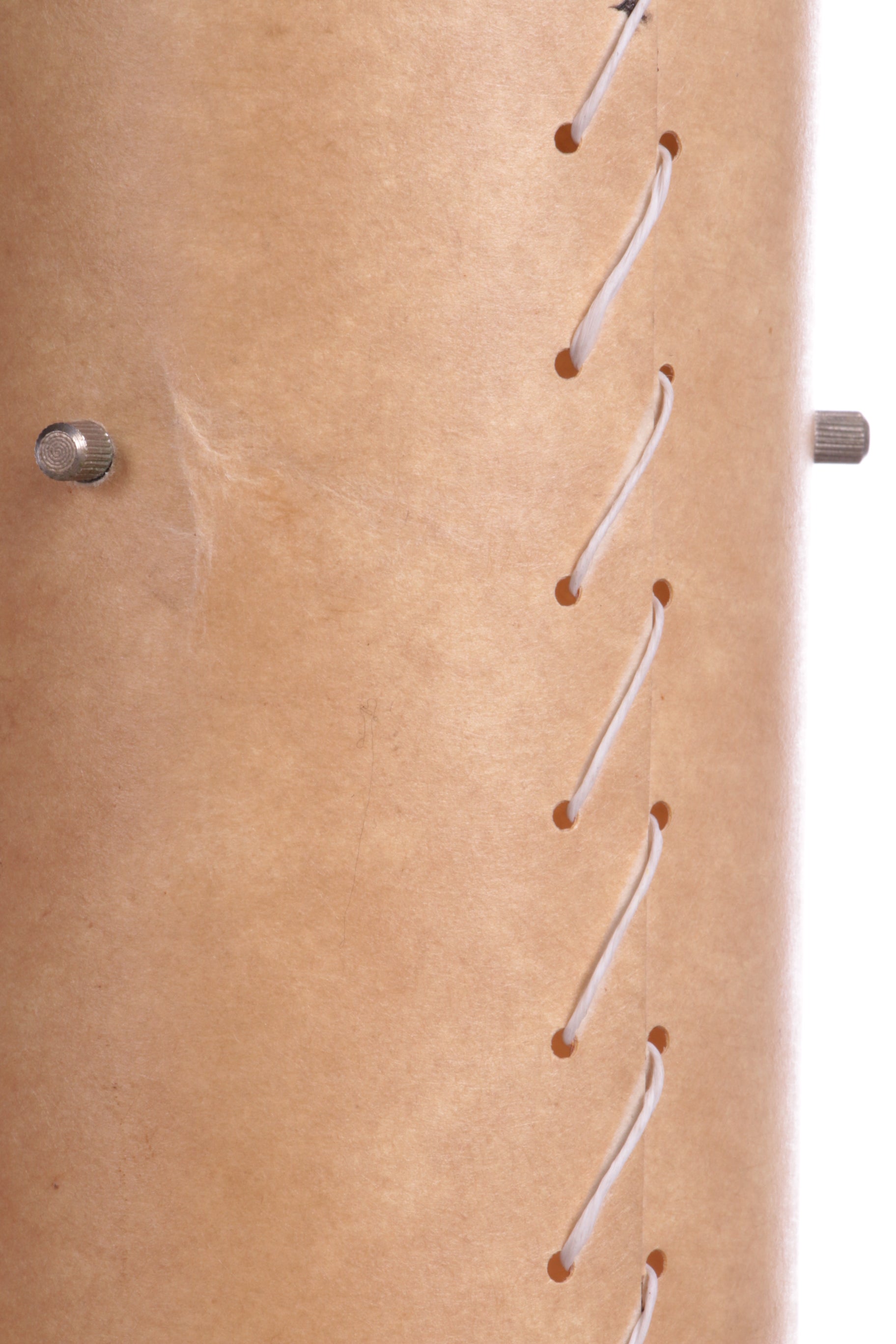 Frans Vintage Koker tafellampje met metalen voetje,1960s