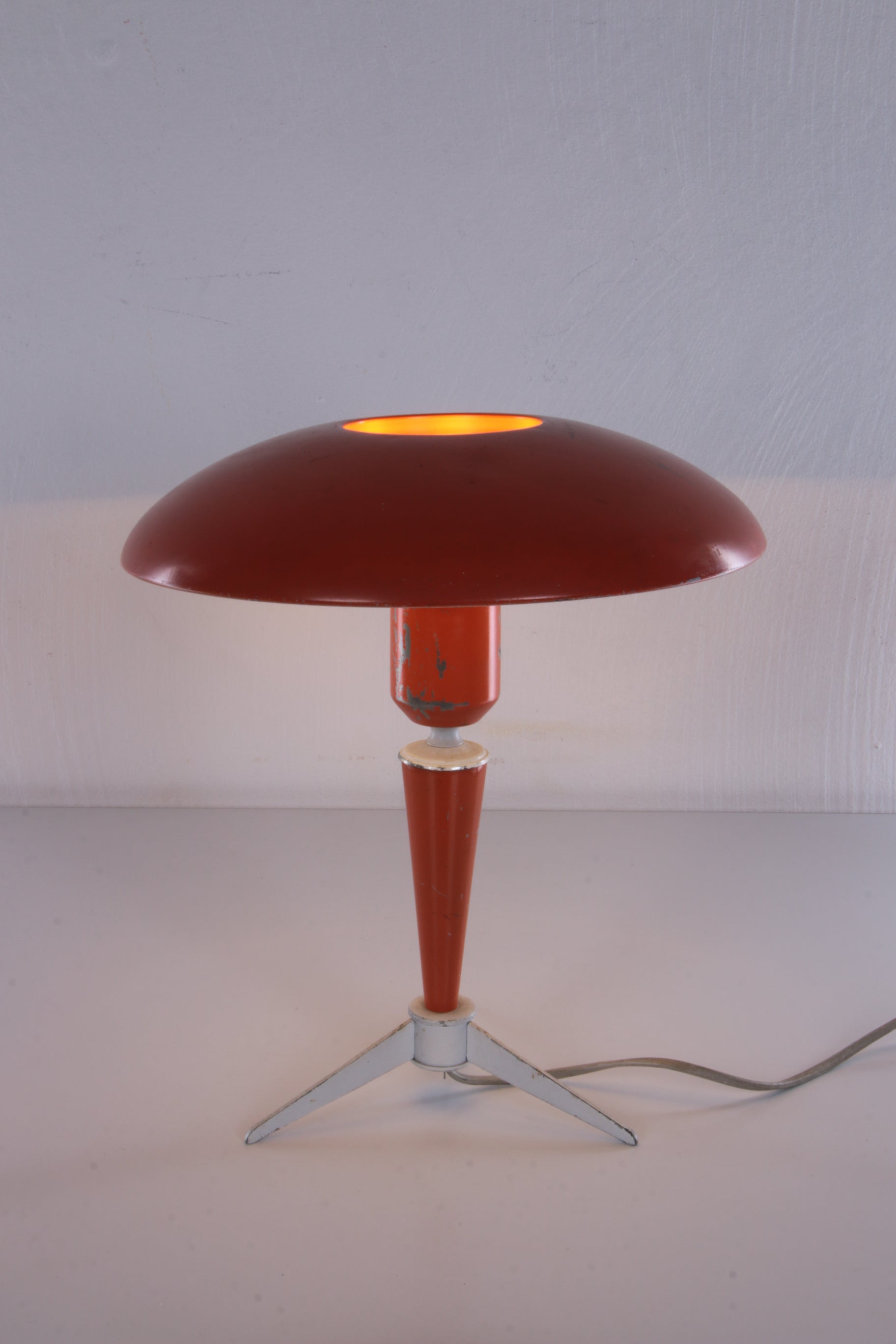 Tripod Tafellamp “Bijou” van Louis Kalff voor Philips, 1950s