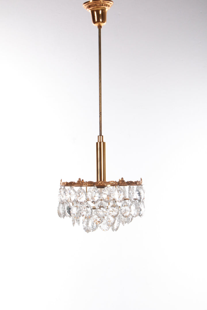 Vintage Kroonluchter Ontwerp van Christoph Palme,1960 Duitsland