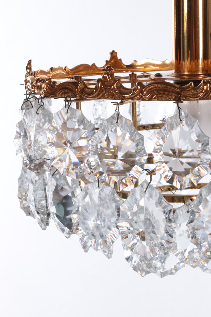 Vintage Kroonluchter Ontwerp van Christoph Palme,1960 Duitsland