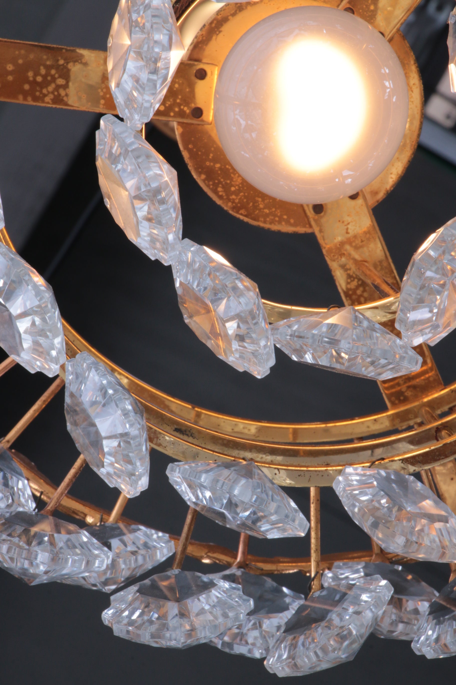 Vintage Kroonluchter Ontwerp van Christoph Palme,1960 Duitsland