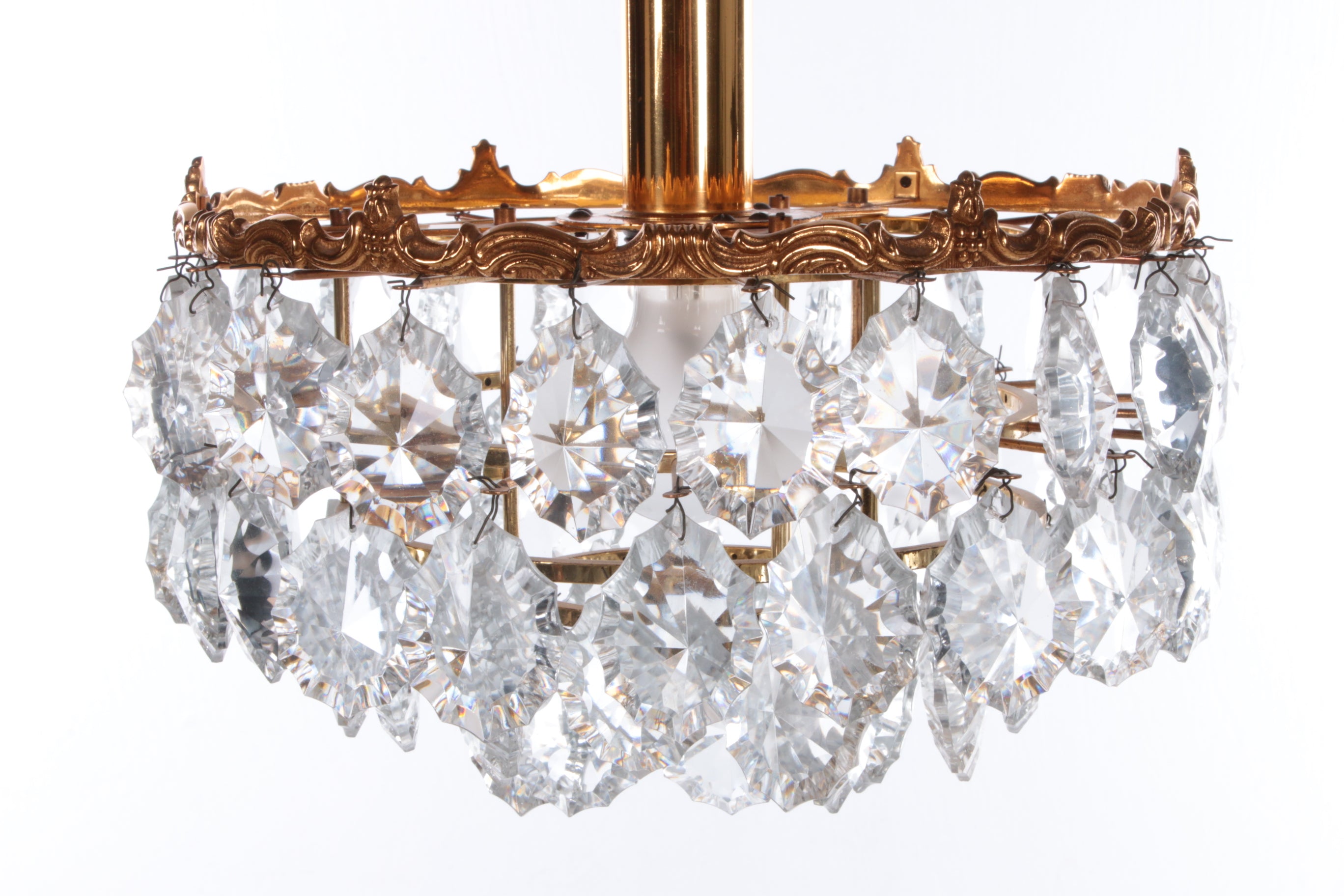 Vintage Kroonluchter Ontwerp van Christoph Palme,1960 Duitsland