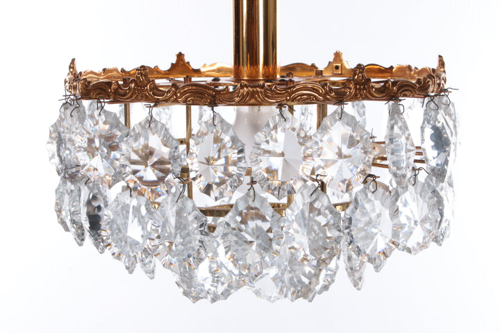 Vintage Kroonluchter Ontwerp van Christoph Palme,1960 Duitsland