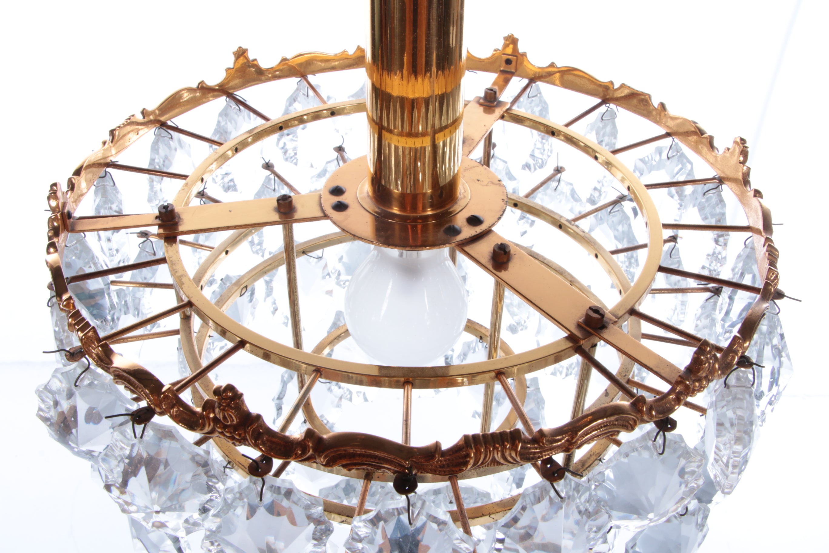 Vintage Kroonluchter Ontwerp van Christoph Palme,1960 Duitsland