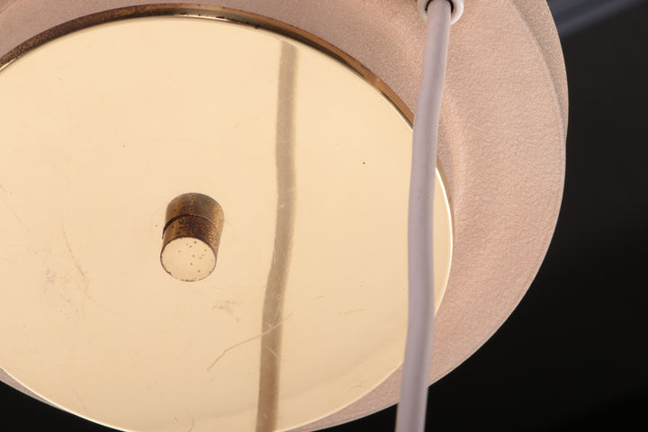 Vintage Plafondlamp met drie Opaalglazen bollen,1960 Duitsland