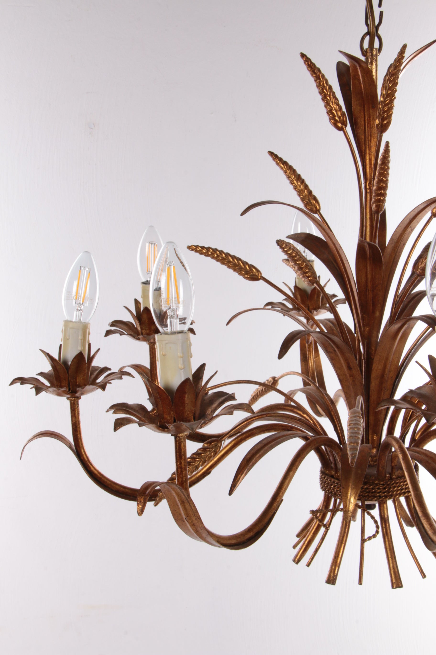 Grote Hanglamp Ontwerp van Hans Kogl,1970 Italie.