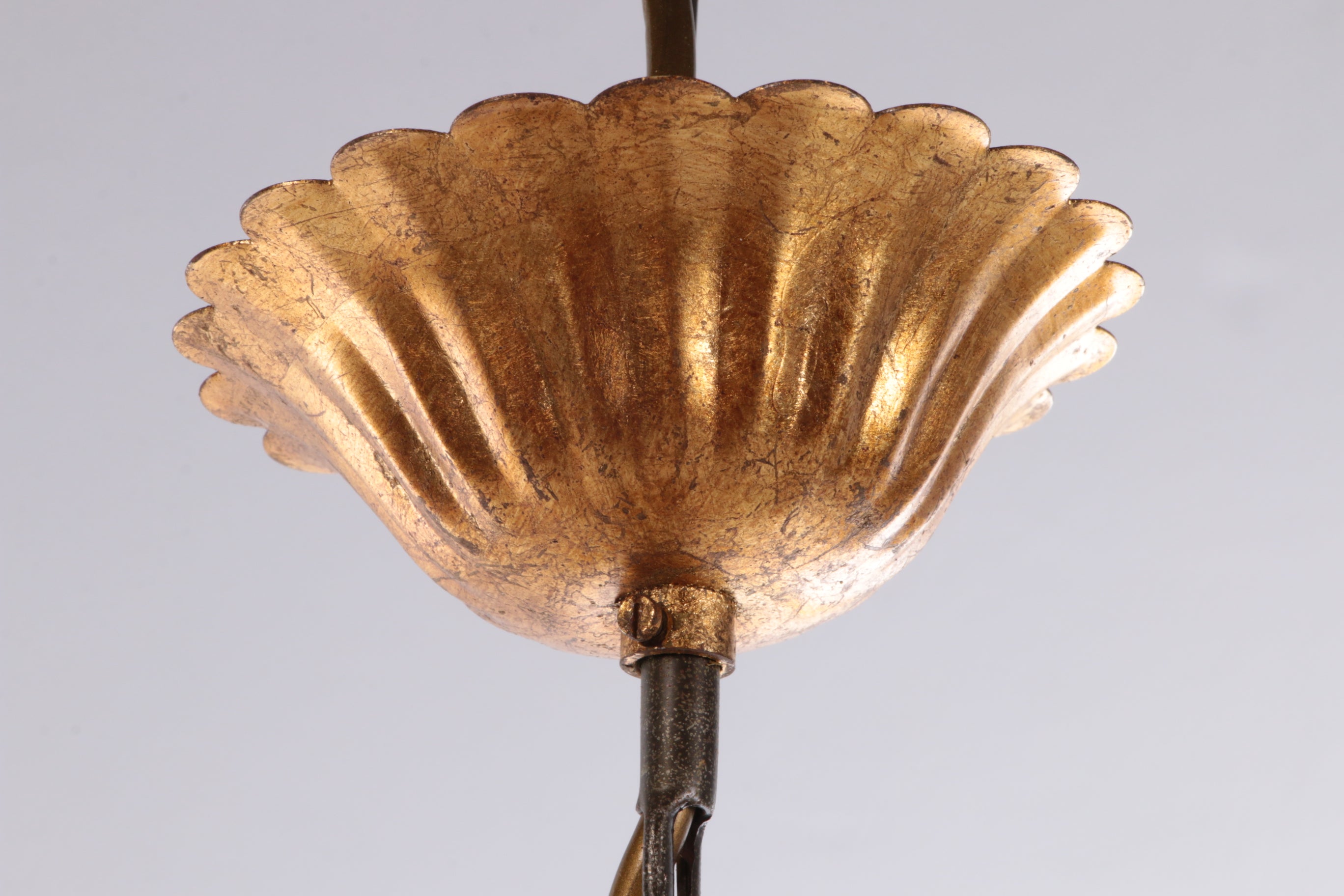 Grote Hanglamp Ontwerp van Hans Kogl,1970 Italie.