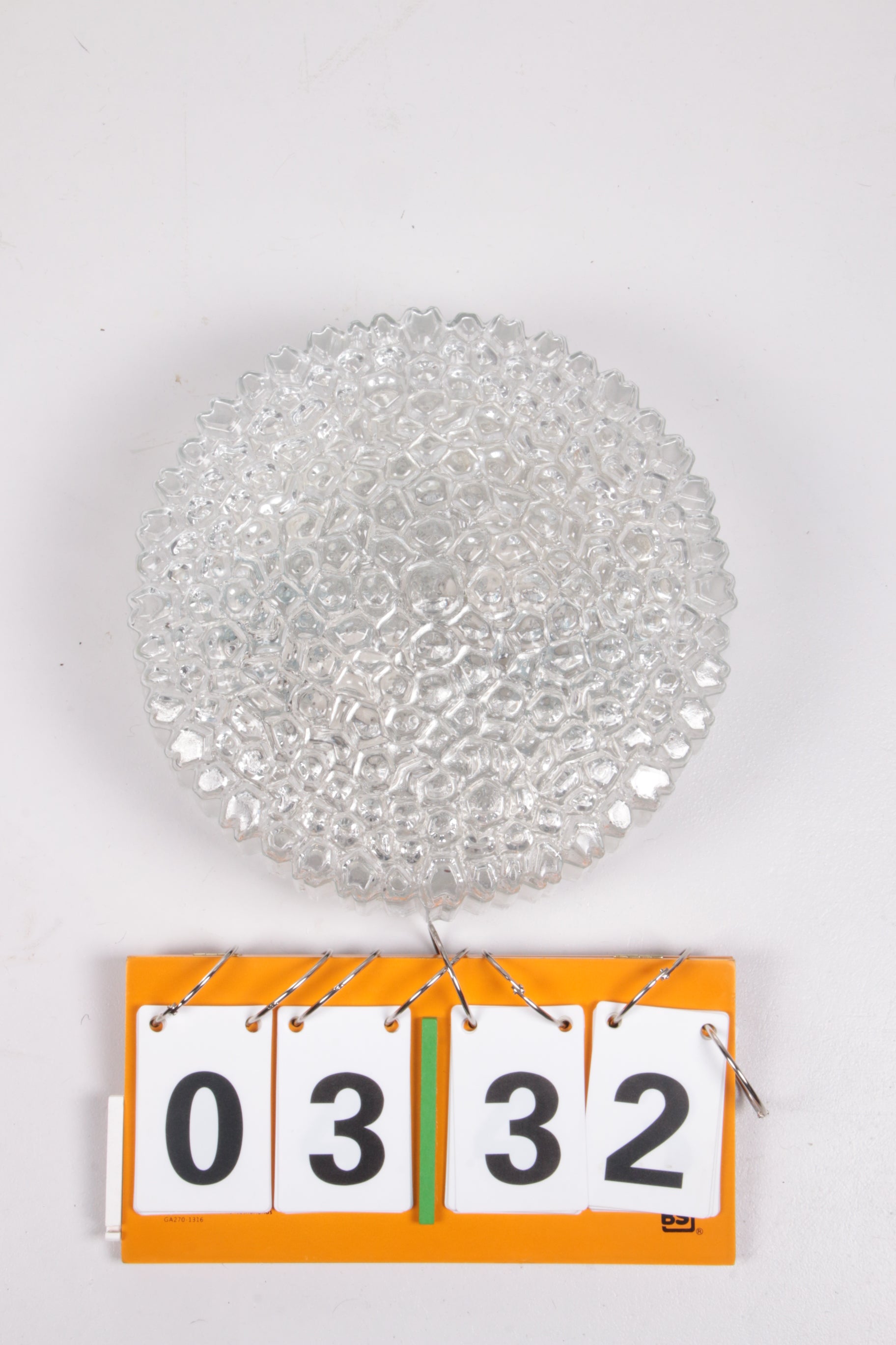 Glass Flush Mount or Sconce by Helena Tynell for Glashütte Limburg, 1960s