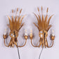Vintage Set Gouden wandlampen Ontwerp Hans Kogl,1960 Germany