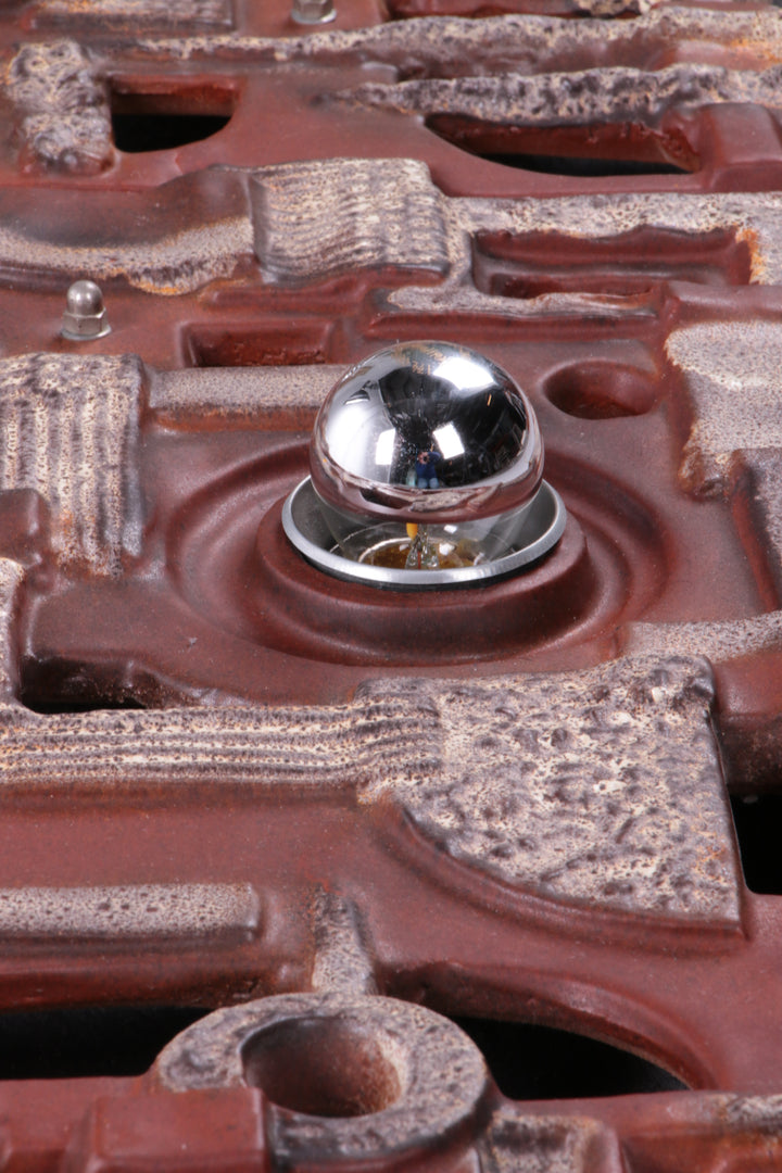 Grote Duitse keramieken wandlamp ontwerp Brakelmann & Becker,1960 Germany