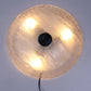 Vintage Ceiling light with chrome and murano glass, 1960s