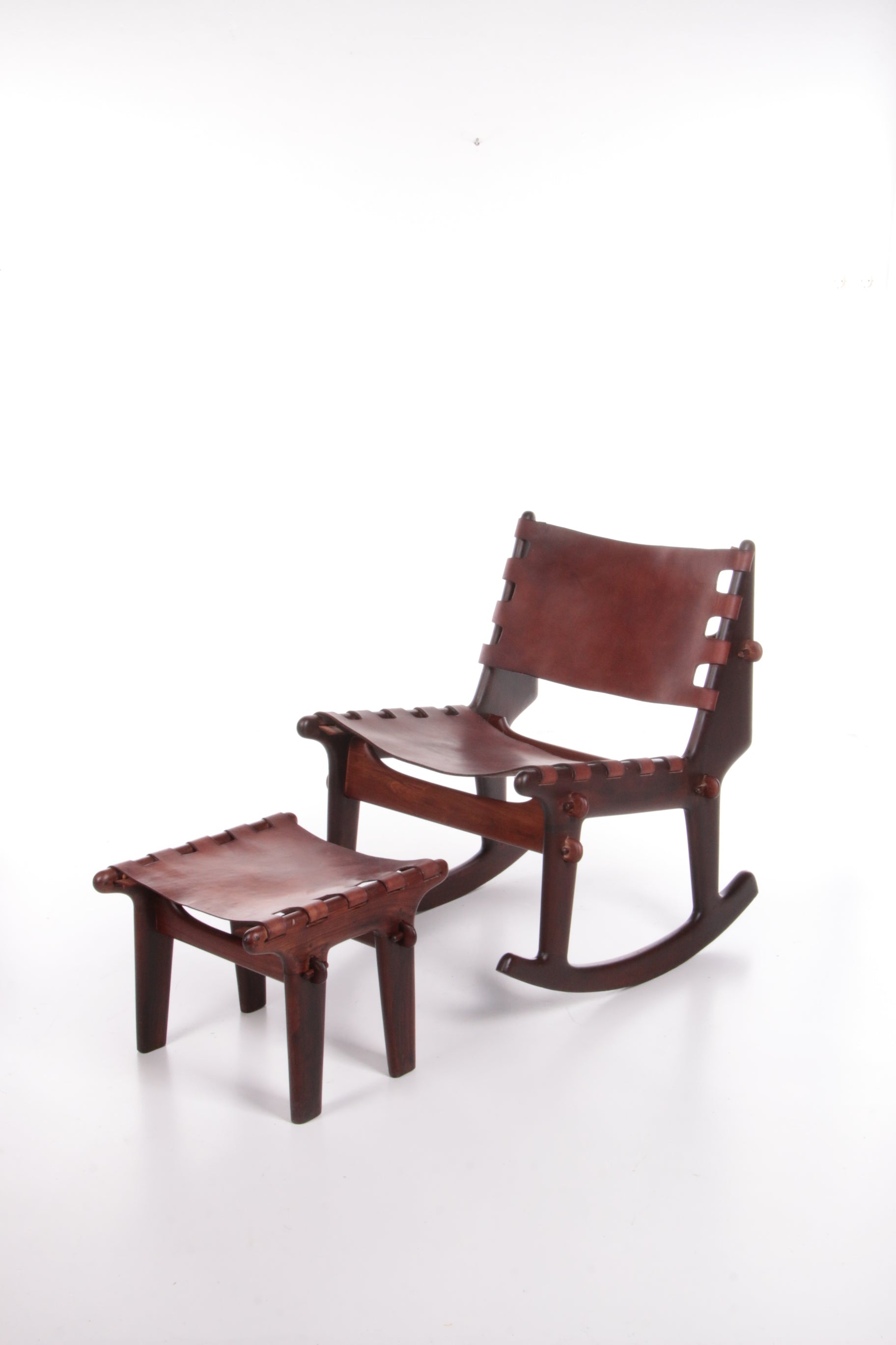 Vintage Design rocking chair design by Angel Pazmino, 1960