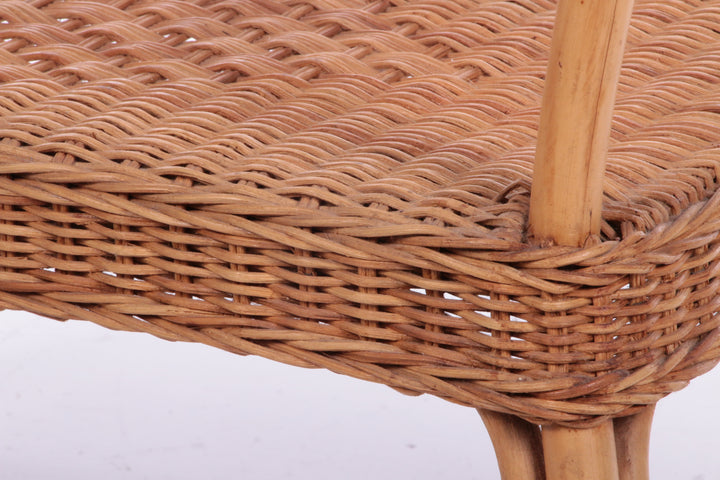 Vintage Sidetable Bohemian stijl Bamboo,1960 Frankrijk.