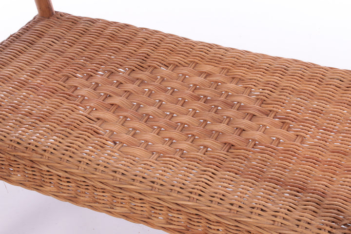 Vintage Sidetable Bohemian stijl Bamboo,1960 Frankrijk.