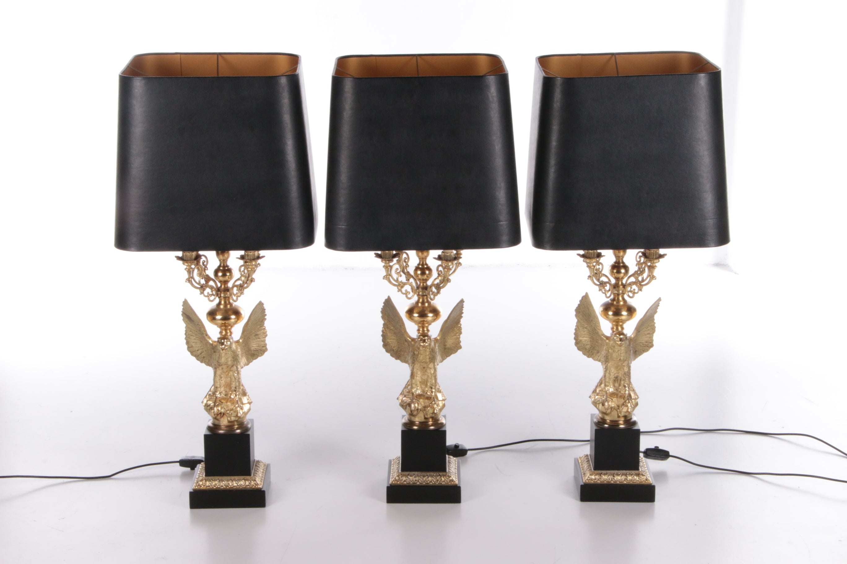 Jacques Charles voor Maison Charles - Eagle Guilded Table Lamp by Maison Charles