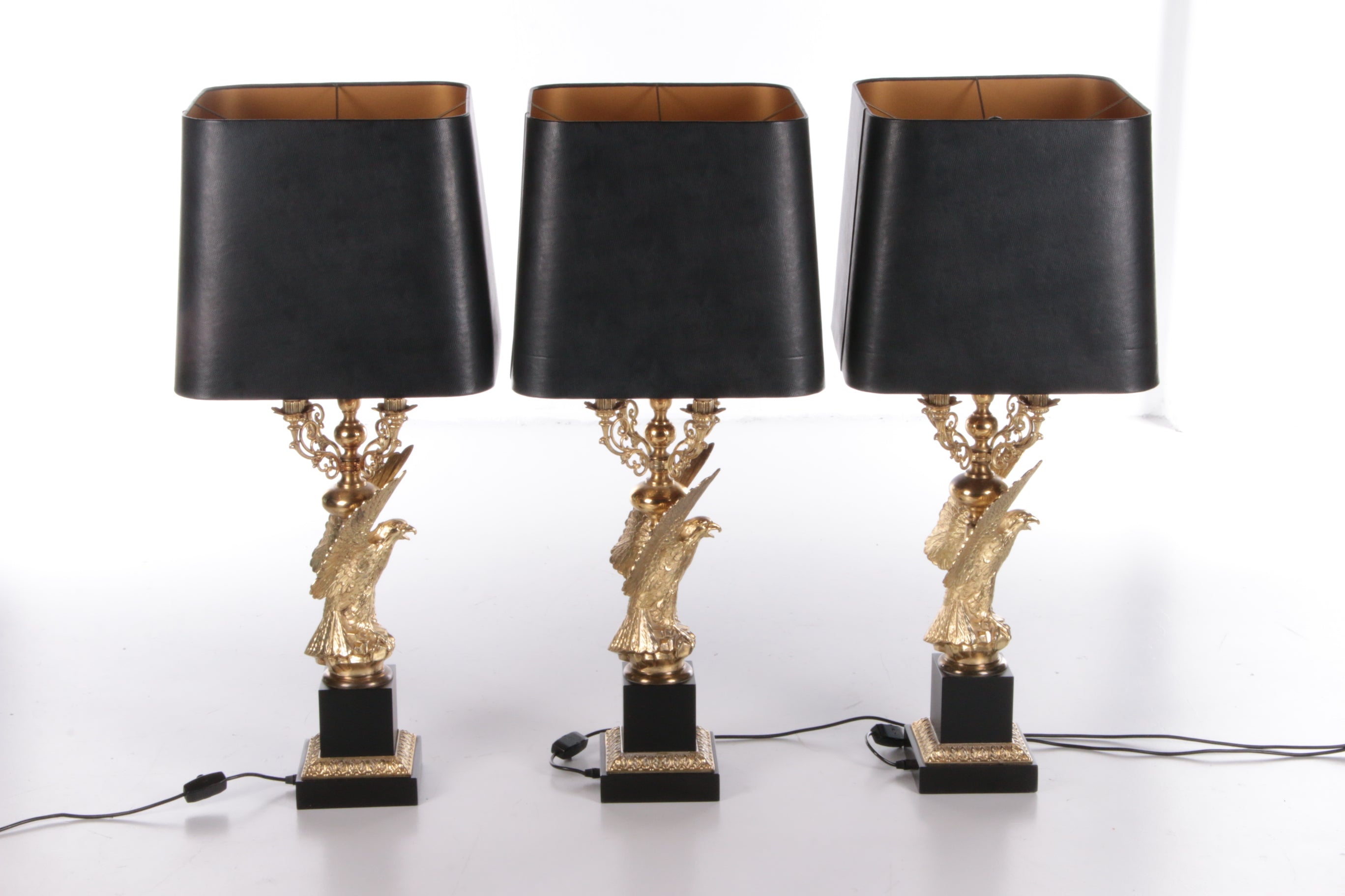 Jacques Charles voor Maison Charles - Eagle Guilded Table Lamp by Maison Charles