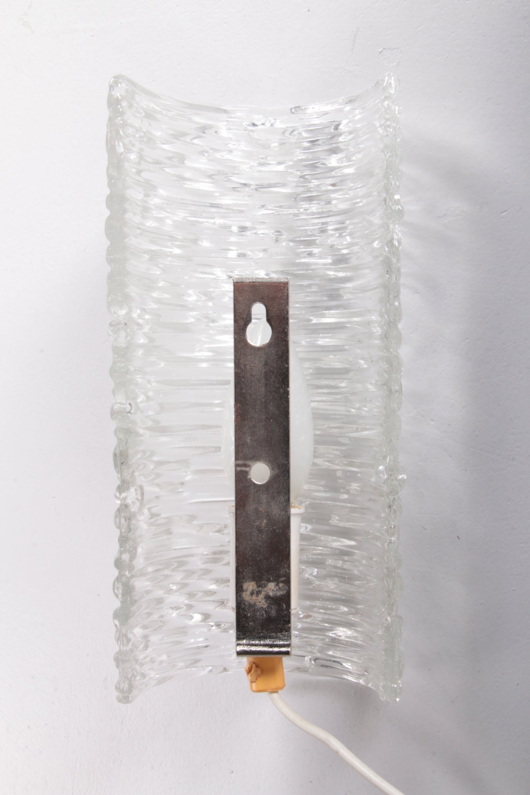 Carl Fagerlund wandlampje Model 8493 gemaakt door Orrefors,1960 Zweden