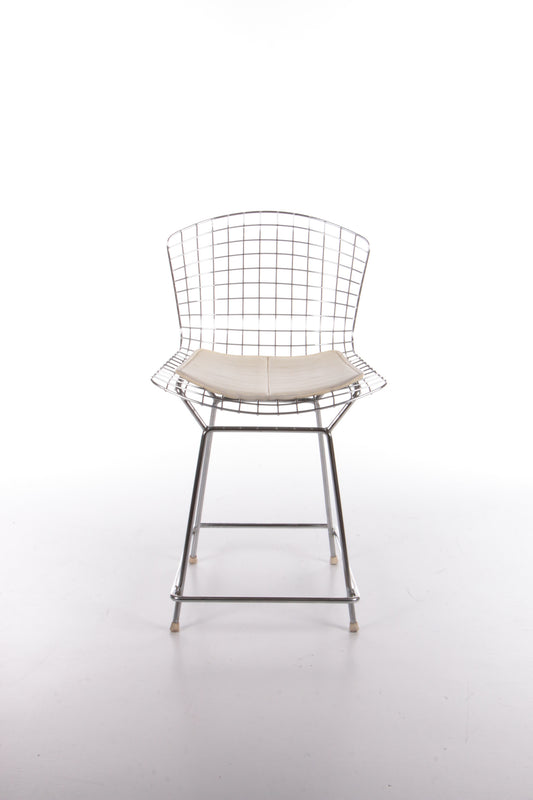 Knoll Bertoia Barkruk met mooi orgineel kussentje,1970