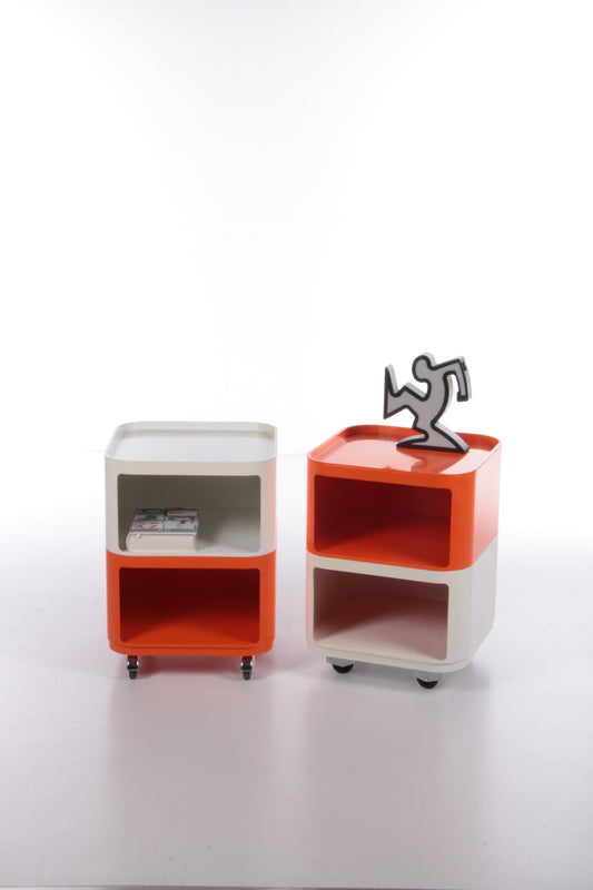 Kartell set kastjes ontwerp van Anna Castelli Ferrieri gemaakt door Kartell italie,1960