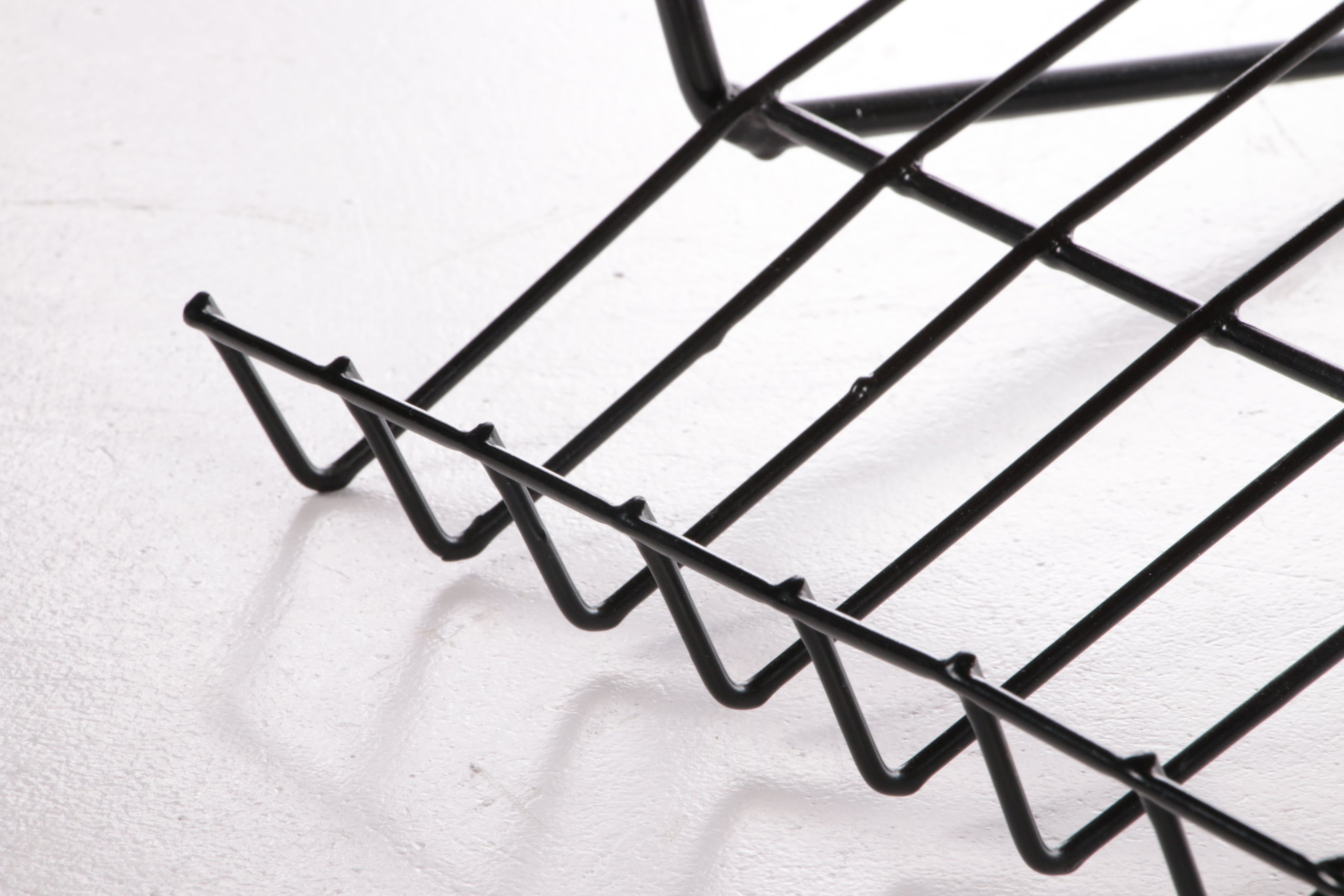 Vintage magazijnrek gemaakt van metaal en Hout jaren60.