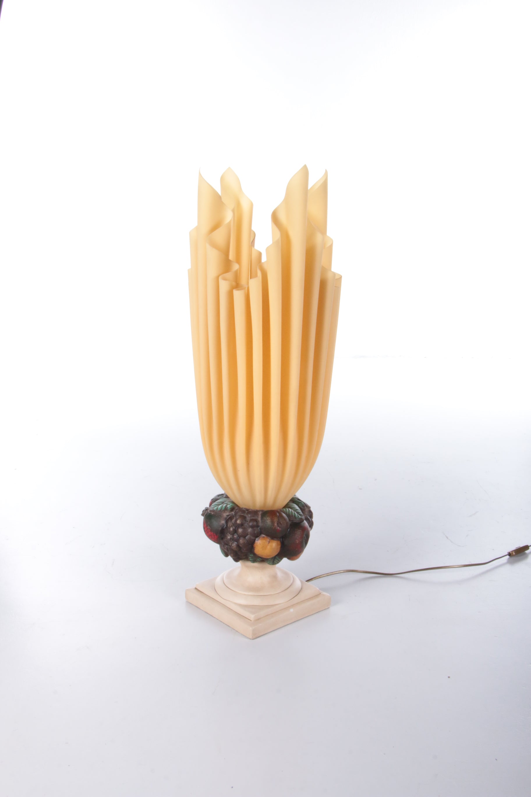 Georgia Jacob Zeldzame 'Fruit D'ange' Lamp, jaren 70