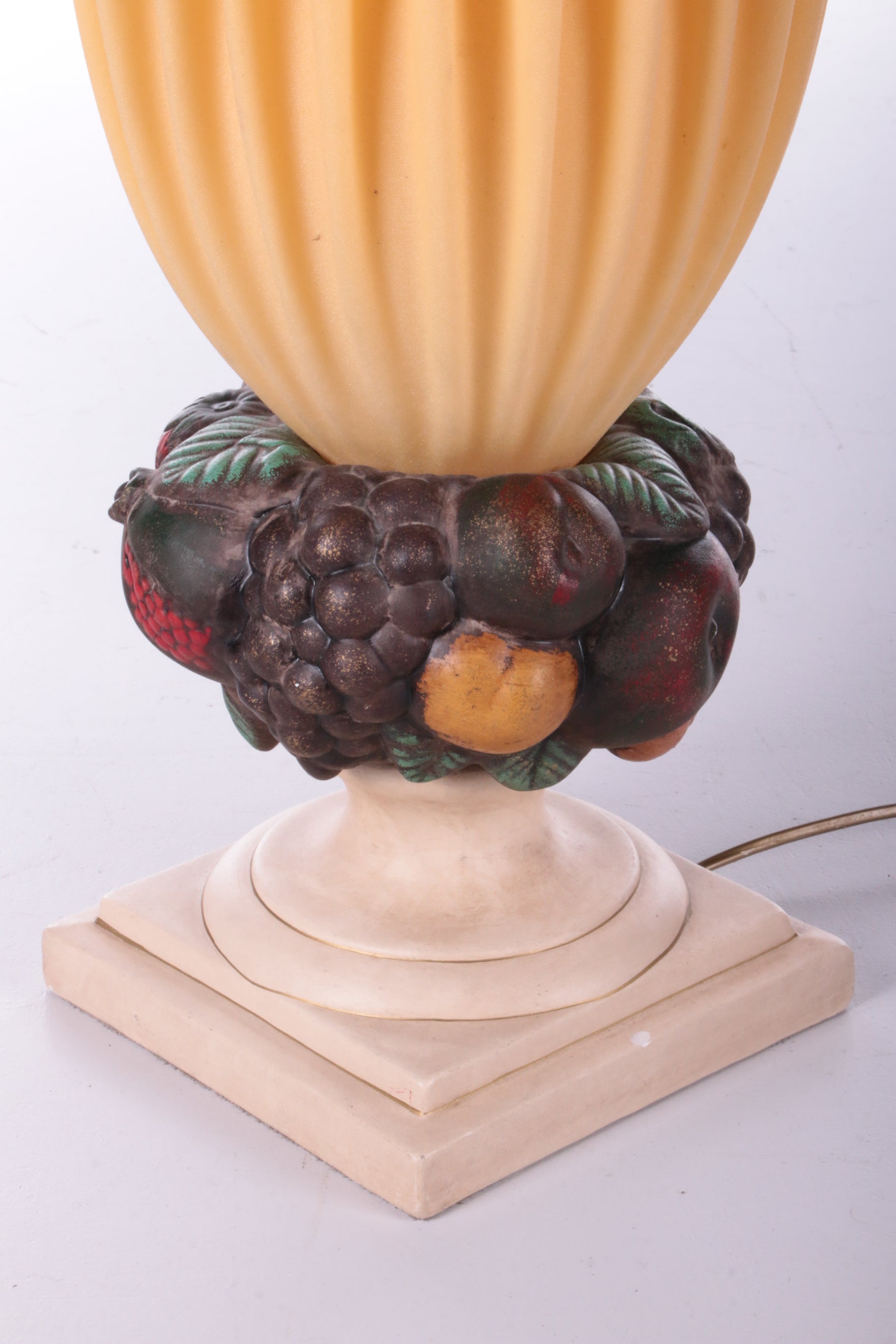Georgia Jacob Zeldzame 'Fruit D'ange' Lamp, jaren 70