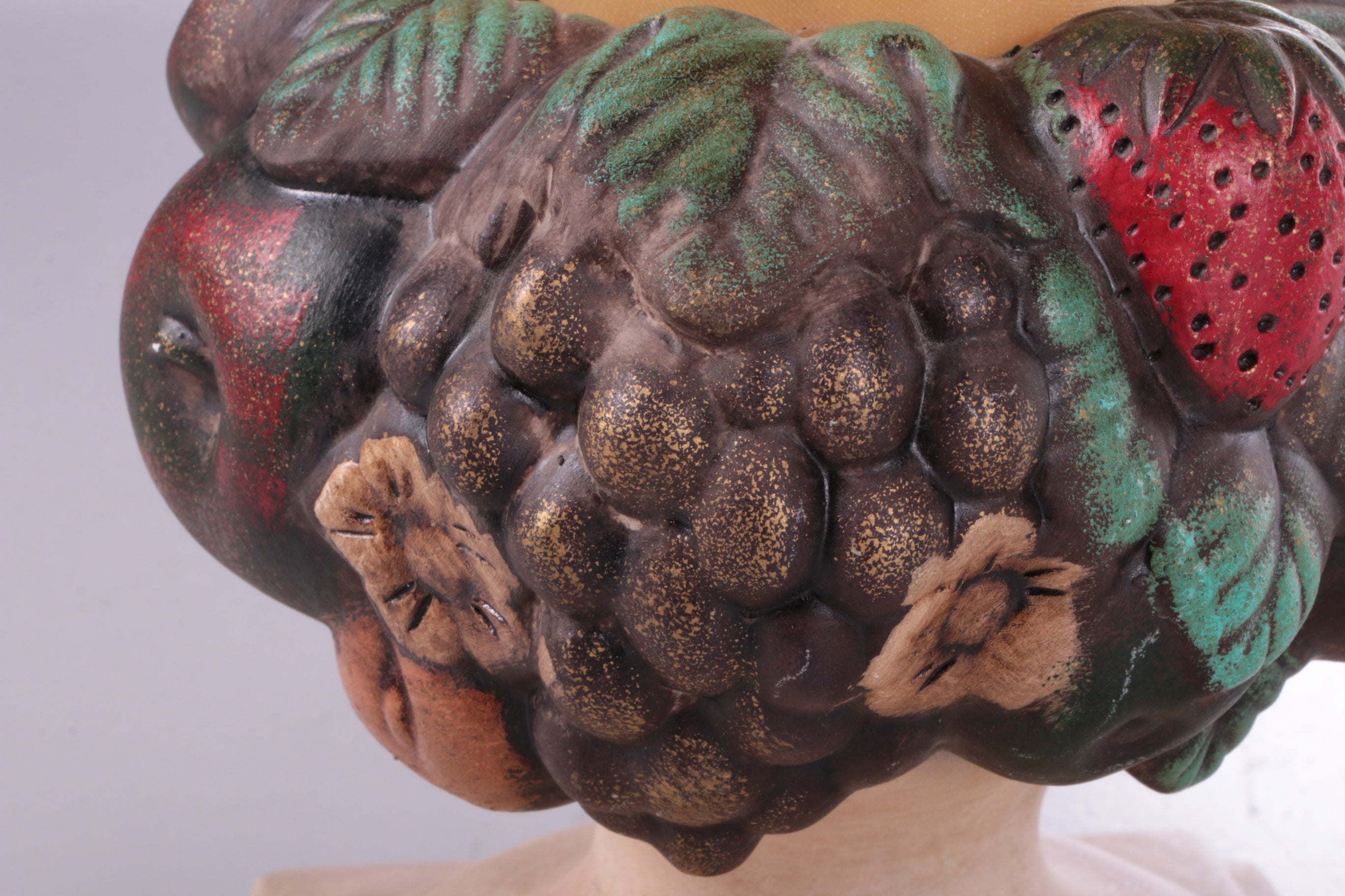 Georgia Jacob Zeldzame 'Fruit D'ange' Lamp, jaren 70