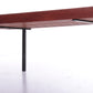 Vintage wooden bench in the style of Charlotte Perriand, 1960s