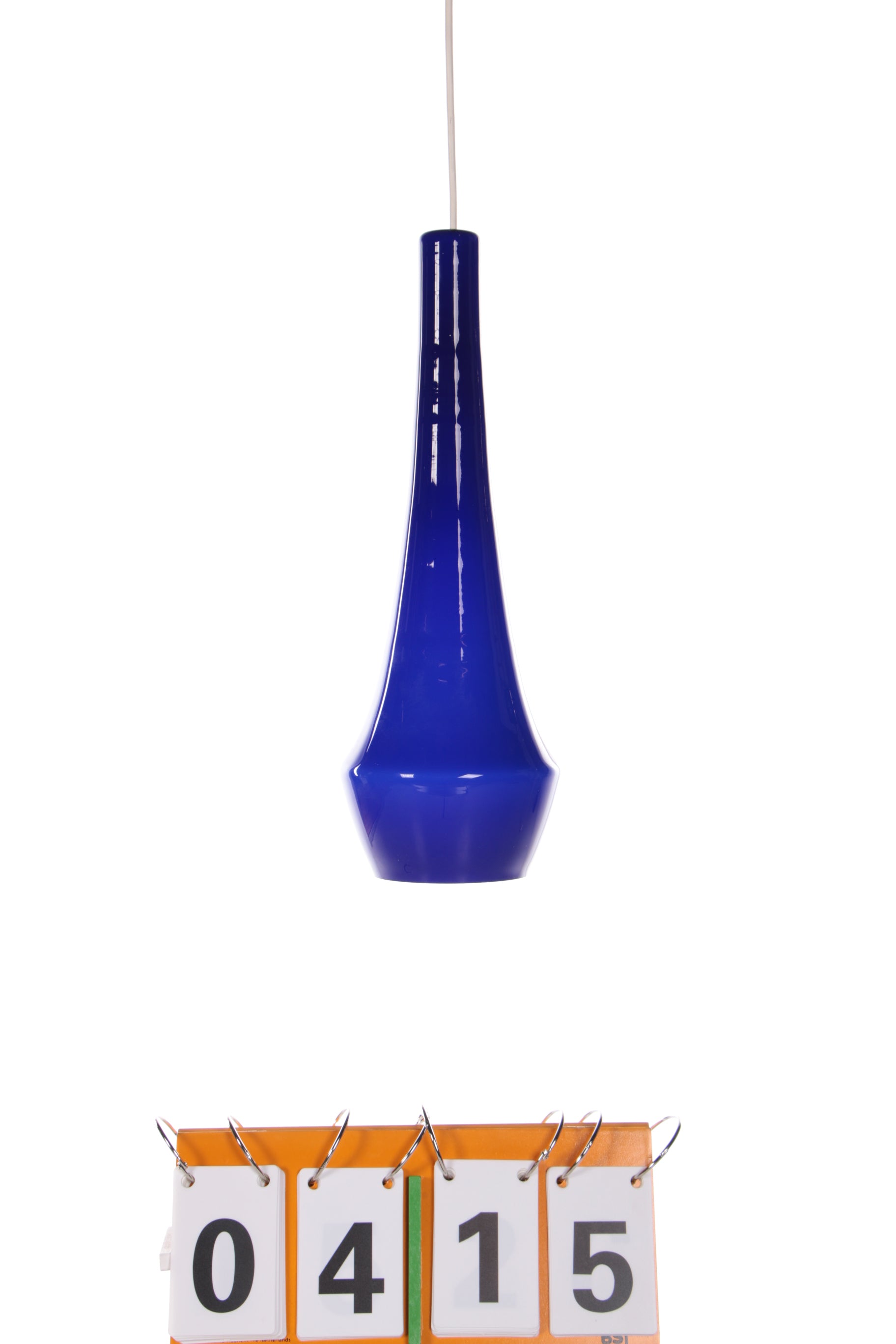 Holmegaard Glas hanglamp Design Louis Poulsen,1960 Denemarken.
