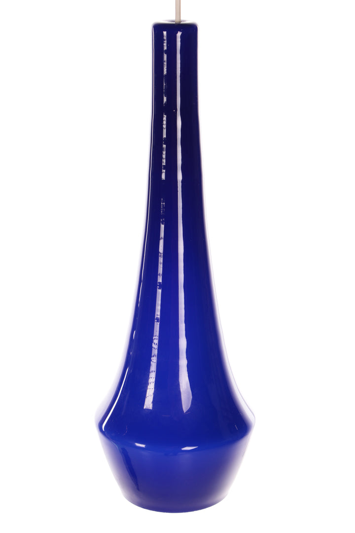 Holmegaard Glas hanglamp Design Louis Poulsen,1960 Denemarken.