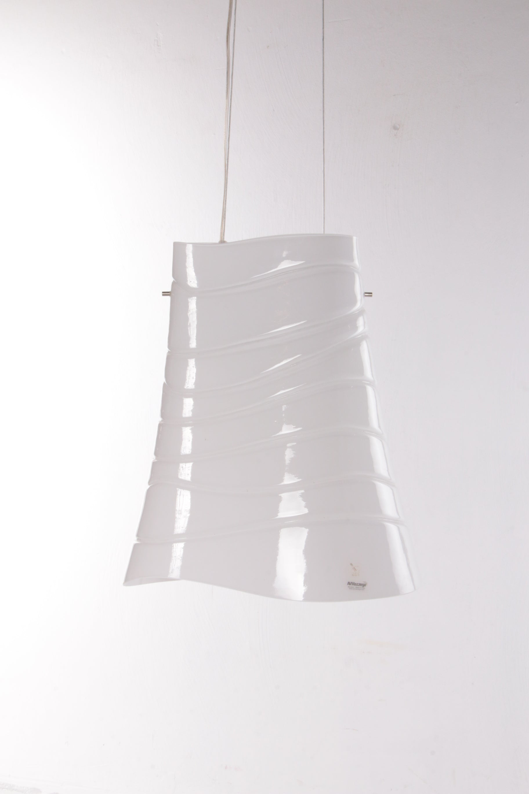 Italiaanse Hanglamp Murano glas gemaakt door AvMazzega,1990 Italie