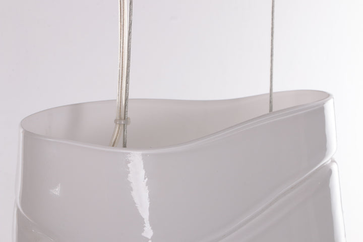 Italiaanse Hanglamp Murano glas gemaakt door AvMazzega,1990 Italie