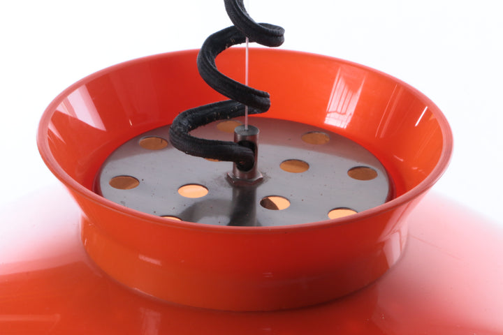 Hanglamp Oranje ontwerp van Achille & Pier Giacomo door Kartell,1959