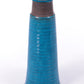Terracotta Blue Scandinavian Vase by Nils Kahler for Kahler Keramik