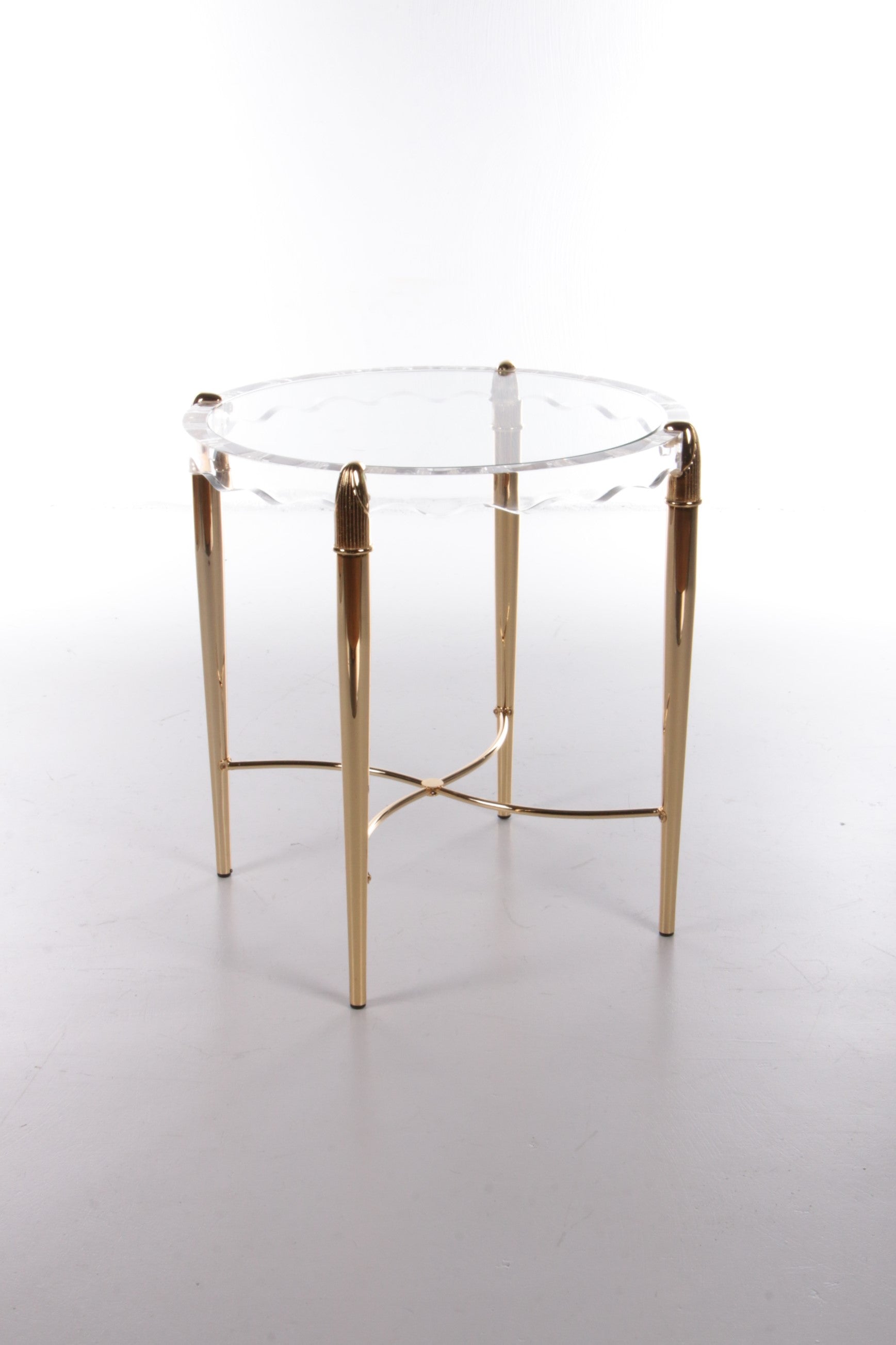 Prachtige ronde sidetafel Modern Design Italie,1970