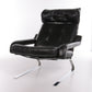 Leather Lounge Chair and Ottoman by Reinhold Adolf for COR, 1960s
