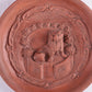 Terracotta Wall plaque 100 years of Freedom 1813-1913 orange house