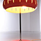 Vintage Orange metal table lamp, 1960s