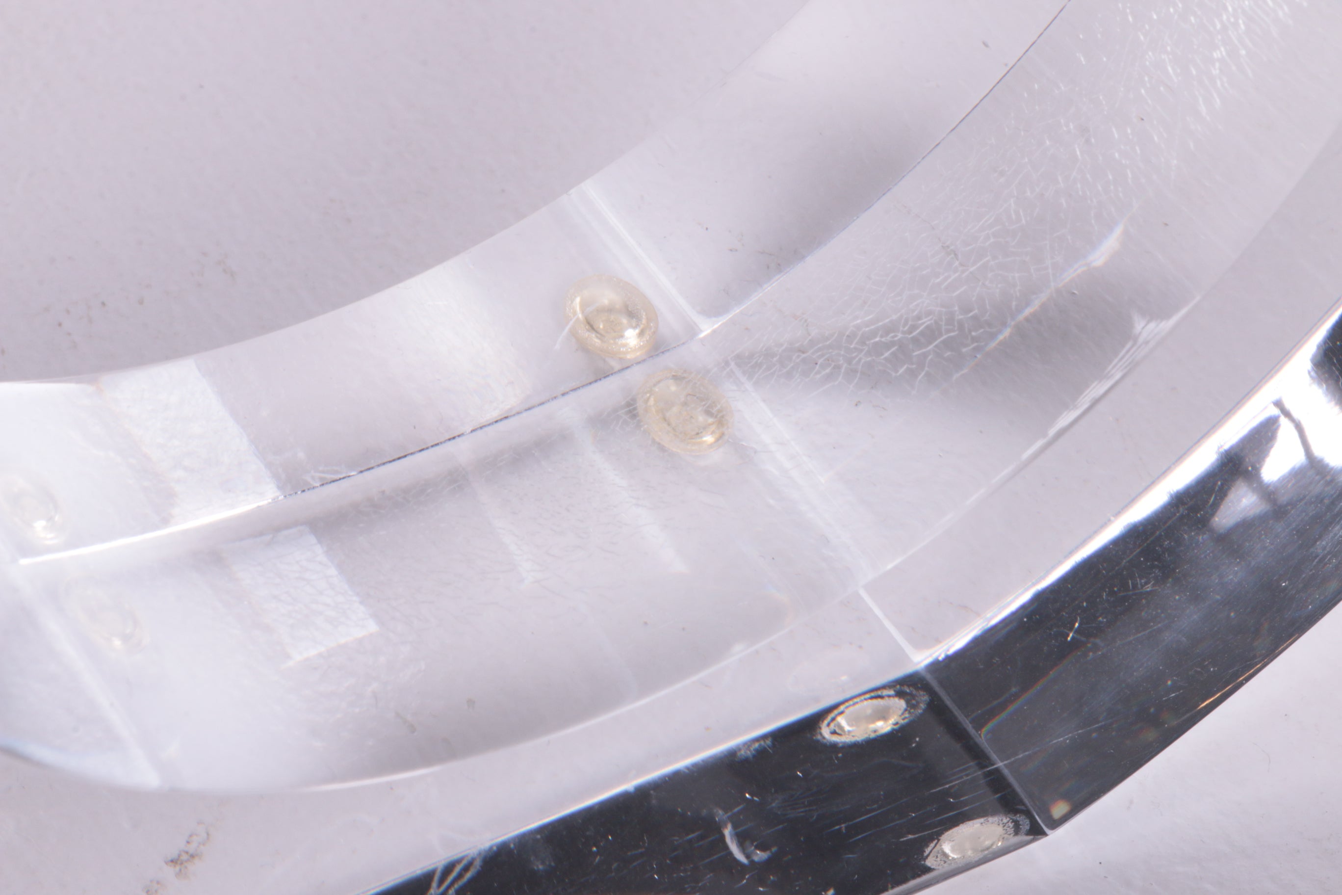 Hollywood Regency Set kandelaars van plexiglas,1970