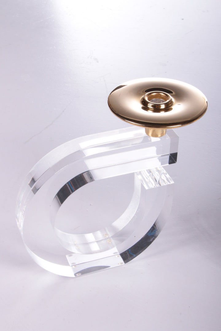 Hollywood Regency Set kandelaars van plexiglas,1970