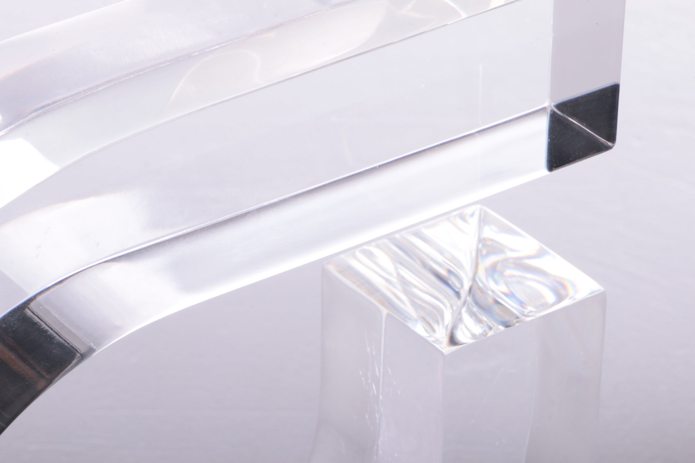 Hollywood Regency Set kandelaars van plexiglas,1970