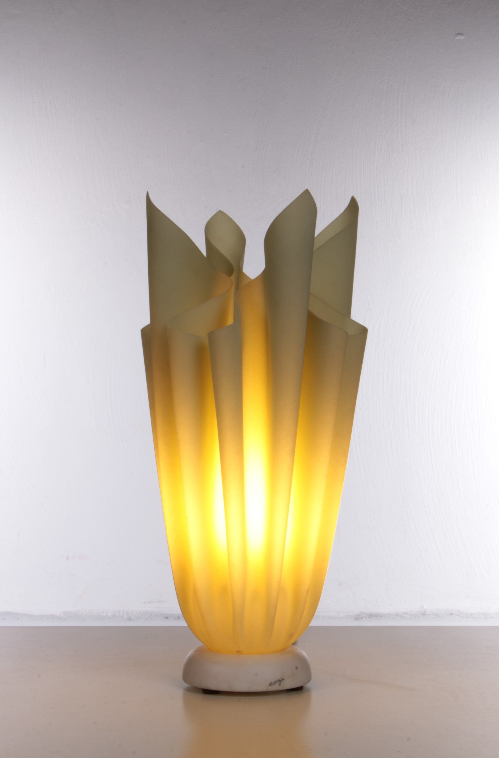 French "Athens" draped table lamp by Georgia Jacob, 1970s